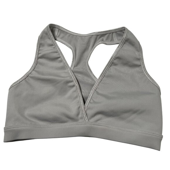 Frankies Bikinis Active Barre Racerback Sports Bra in Icy Gray